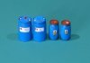 EUREKA XXL E-040 Plastic chemical storage drums Set 2 1:35